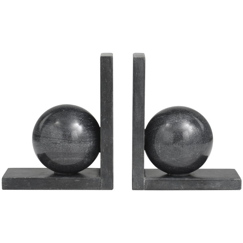 Serre-livres Orb, Noir