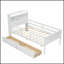 Lit plateforme en bois avec éclairage à DEL intégré, tête de lit multifonctionnelle, garde-corps et tiroirs de rangement-1120132973