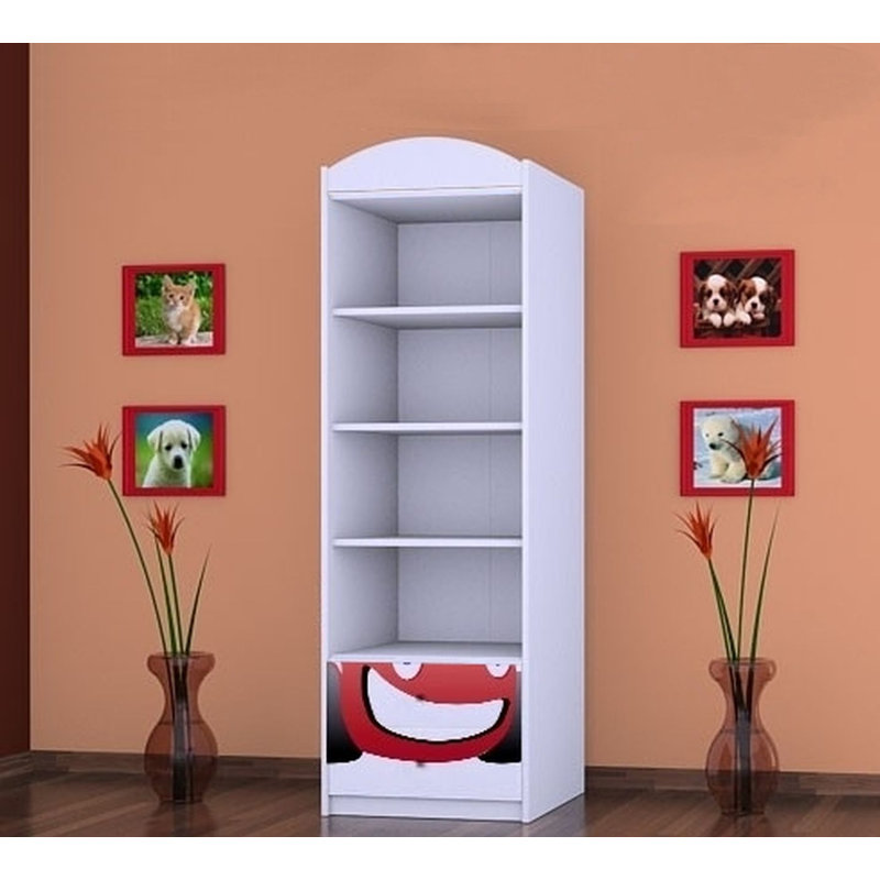 Zev 1 Door Wardrobe, White