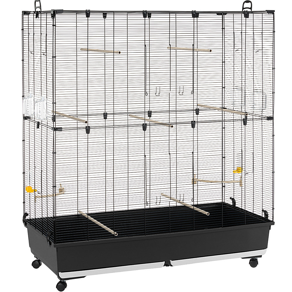 135cm Flat Top Floor Bird Cage with Wheels