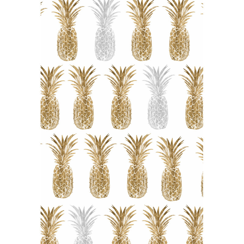 Pineapple Life VII by Studio W - Wrapped Canvas Painting, 46cm H x 30cm W