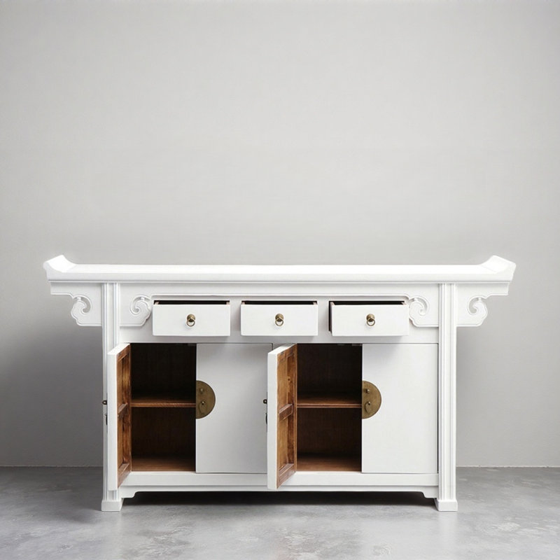 Meuble télé simple blanc