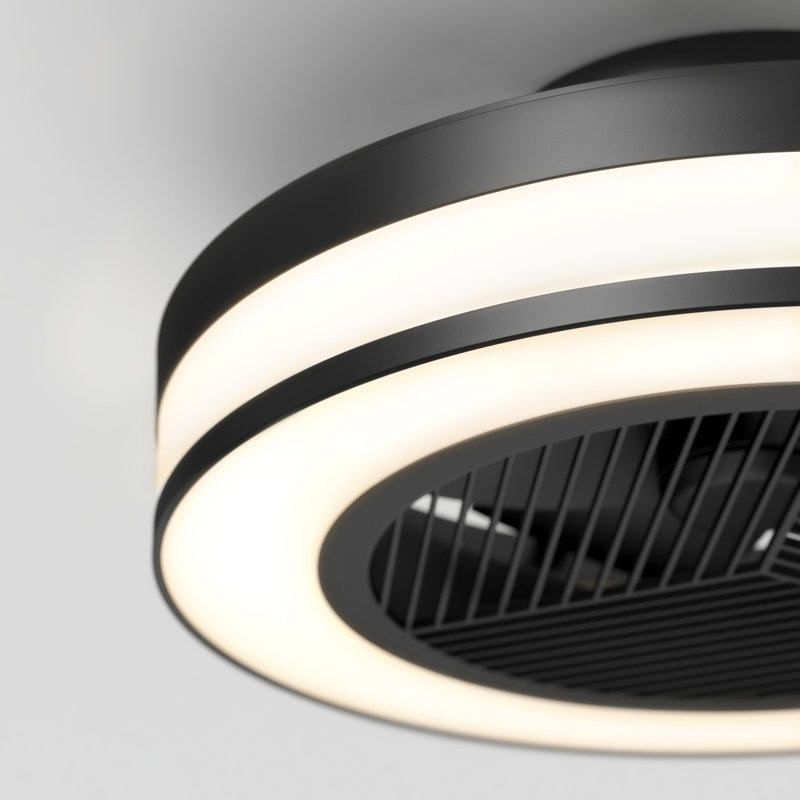 Fandelier, ventilateur et lumière DEL intégrée Wrought Studio ™ Navina