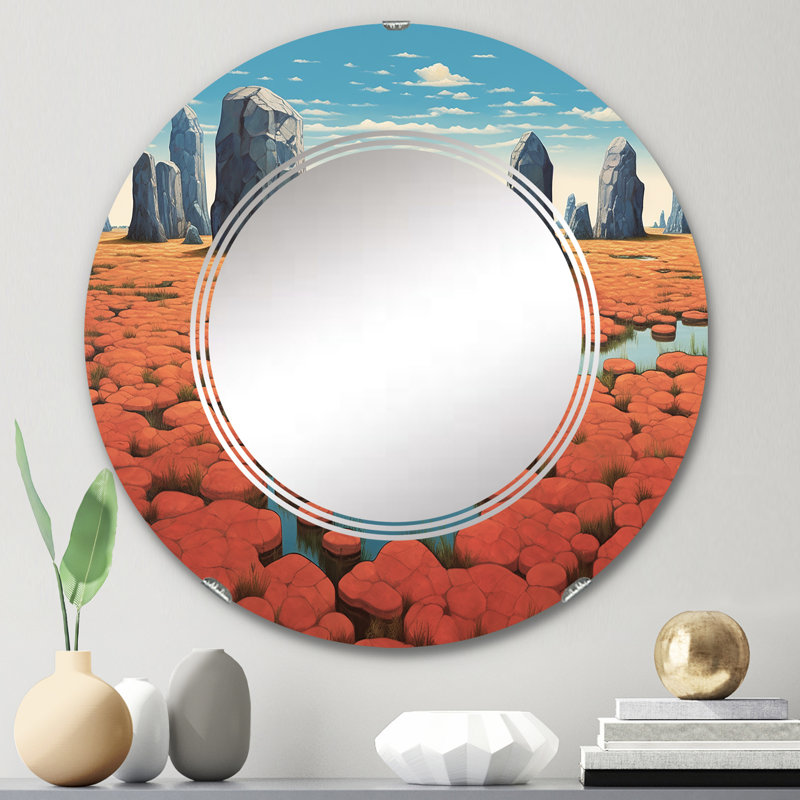 Miroir des Pyrénées, 24 po x 24 po