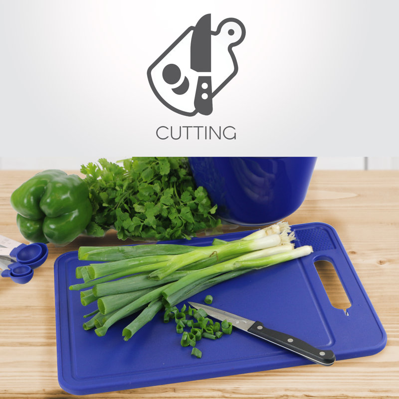 Defrosting Tray Cutting Board, 4 in 1, Indigo