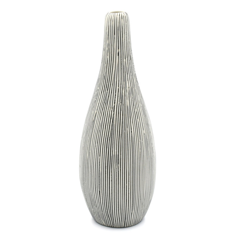 Avangelina Handmade Table Vase, Brown