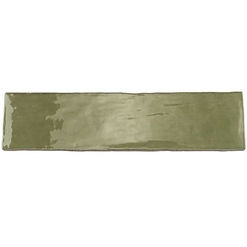 Lancaster 3x6 Polished Ceramic Subway Tile, Celery