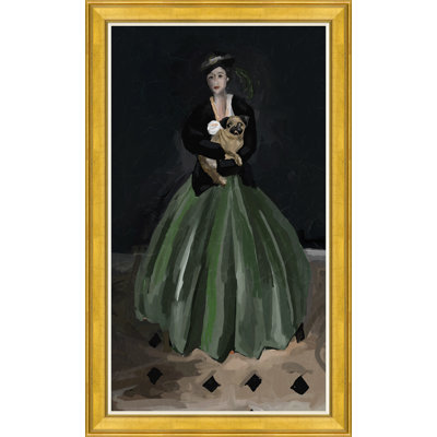 Kate 1 Giclee On Canvas by Dana Gibson