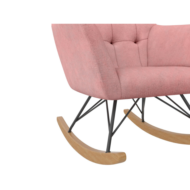 Barbarajean Rocking Chair, Pink