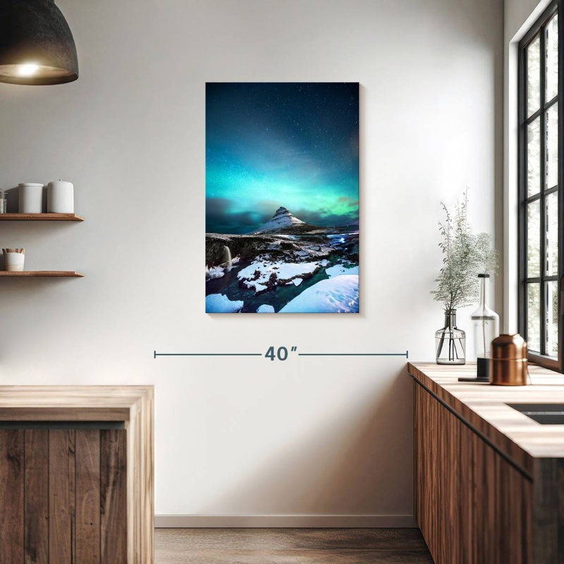 Alvord Icelandic Aurora Borealis, 36" H x 24" W