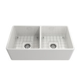 33'' L Farmhouse Double Basin Kitchen Sink