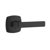 Dumont Flat Privacy (Bed & Bath) Door Lever with Rectangle Rosette