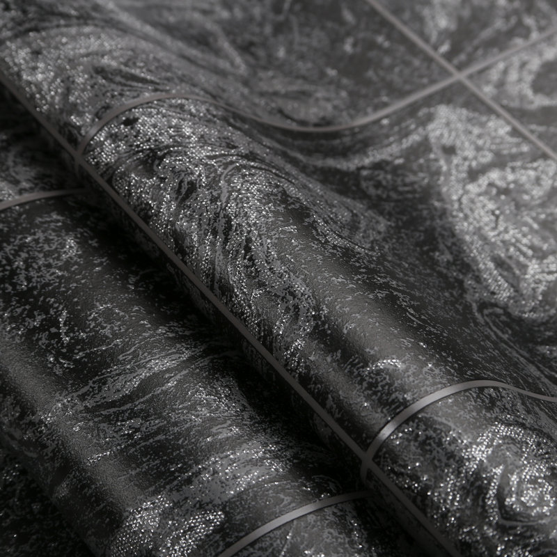 Stone Wallpaper Roll, Black