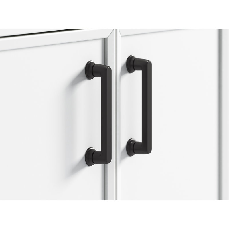 Poignée d'armoire 5 po WinNow, Noir mat