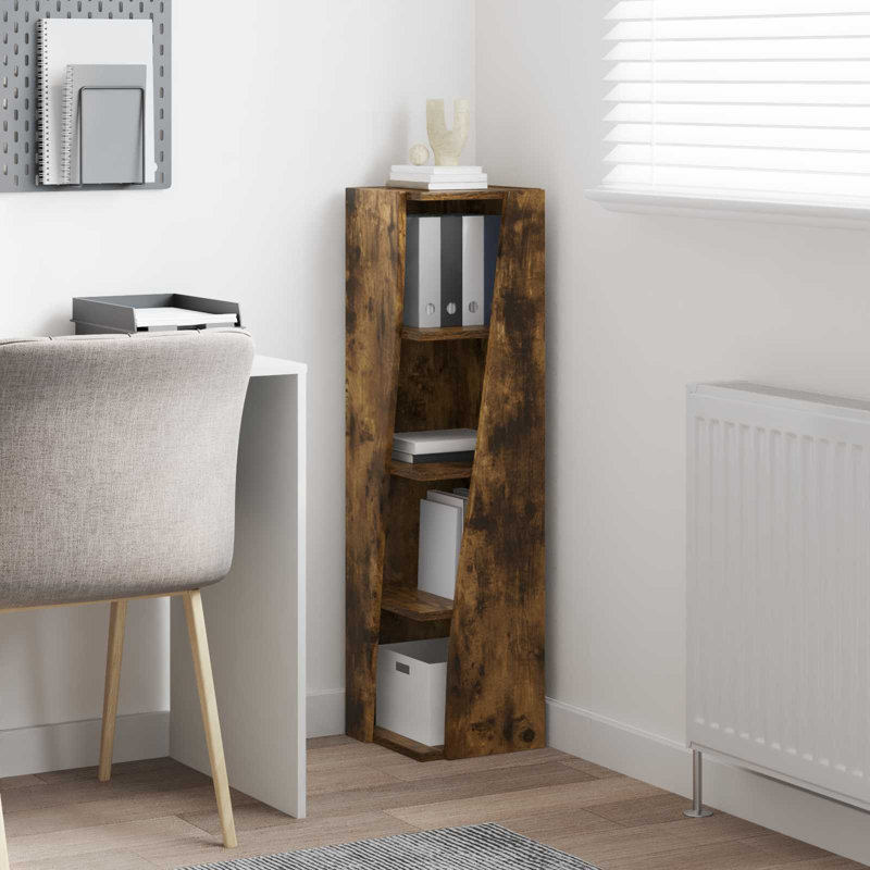 Engineered Wood Standard Accent Cabinet, Smoked Oak