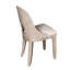 Ensemble de table de salle à manger 7 pièces Zoko, sièges coussins en polyester, bois délavé-111934044