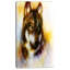 « brown loup illustration », peinture en brun/jaune-21972169-35122302