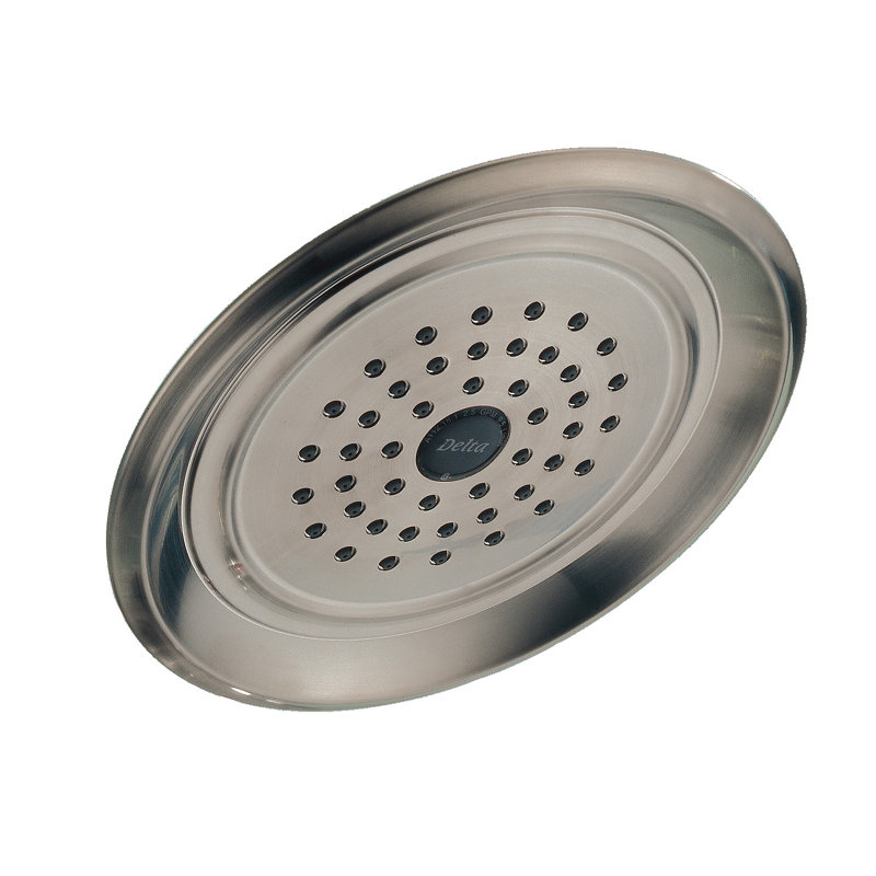 Universal Showering Components Multi Function Rain Shower Head, Aged Pewter