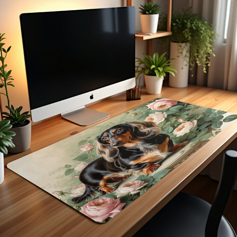 Polyester Desk Pad, 14.4x12.1