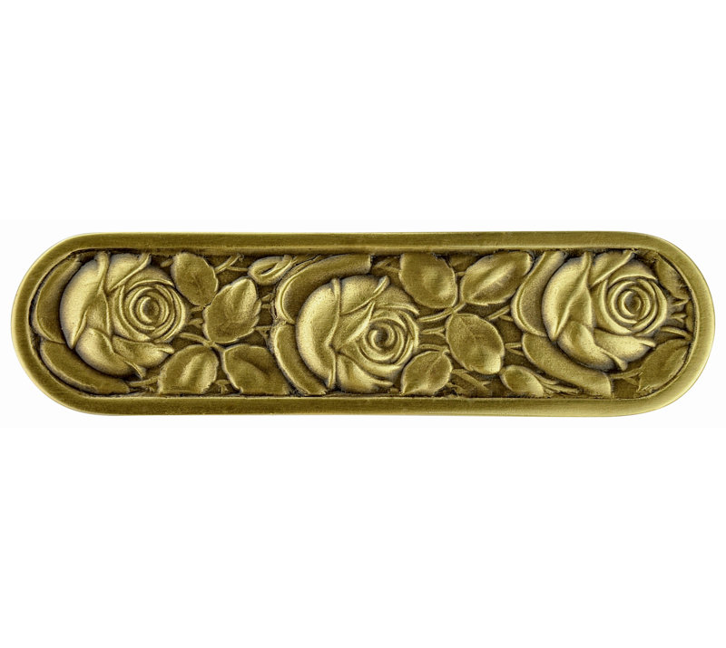 English Garden Bar / Handle Pull, Antique Brass