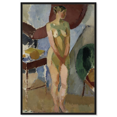 Standing Female Nude Canvas Classic Women Wall Art by Art Remedy