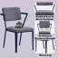 Chaise de bureau en tissu et bronze industriel-895854215