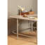 Mike L-Shaped Metal Base Writing Desk