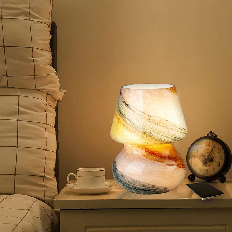 Lampe de table en verre Piilani