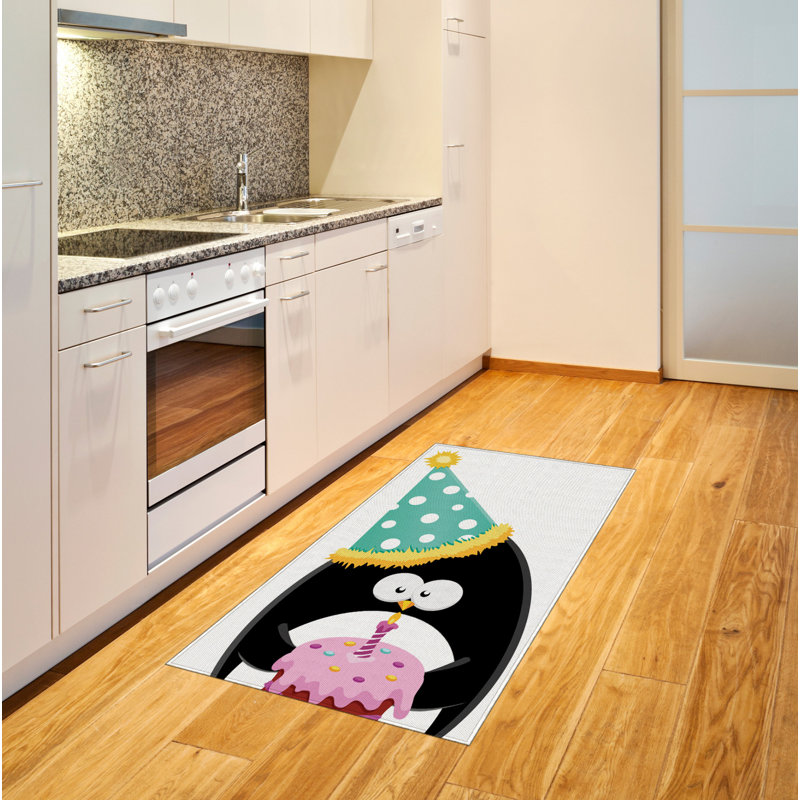 Tapis décoratif Penguin, Rectangle— 4 pi x 5 pi 8 po