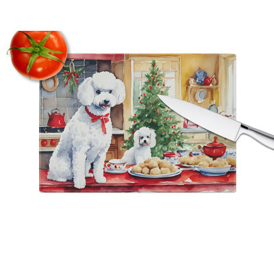 Planche à découper en verre Poodle