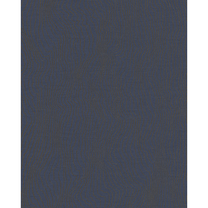 Kristyna Strata Vertical Lines 10m x 53cm Wallpaper Roll, Blue