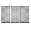 Damas gris clair - reproduction sur toile flottante 3 pièces-782493739-782493740