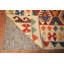 Tapis oriental à motif géométrique complet Kilim 10 x 17