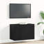 TV Cabinet Black Oak Engineered Wood-164846649