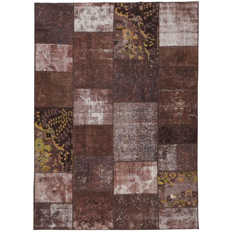 Tapis rétro patchwork turc