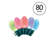 Indoor / Outdoor 20 - Bulb 189.6 in. Plug-in LED Novelty String Light