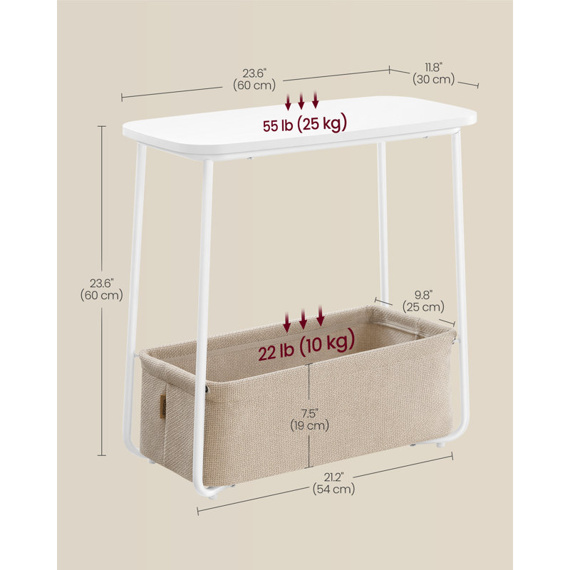 Ruzana Pedestal End Table