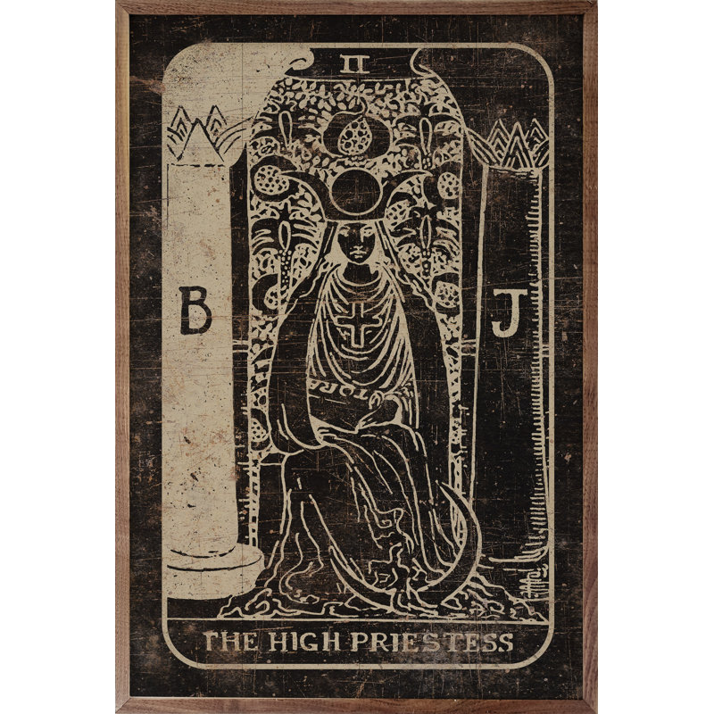 The High Priestess Tarot Card Print, 16" W x 24" H