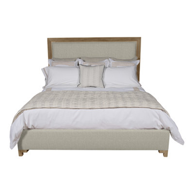Louise/Lawrence King Upholstered Low Profile Panel Bed