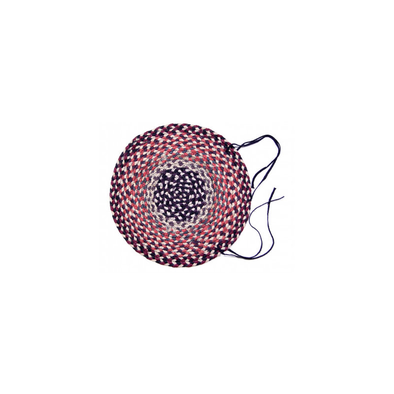 Coussin de chaise de salle à manger en intérieur tressé