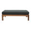 Portingale Rectangle Outdoor Teak Ottoman Patio Ottoman-1778756106