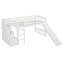 Lit mezzanine avec glissade, escalier de rangement et échelle-1923962511