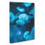 Blue Jellyfish in Abstract - Wrapped Canvas-55312870