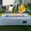 Rectangle Concrete Smokeless Fire Pit Table-1830633492-1830633493