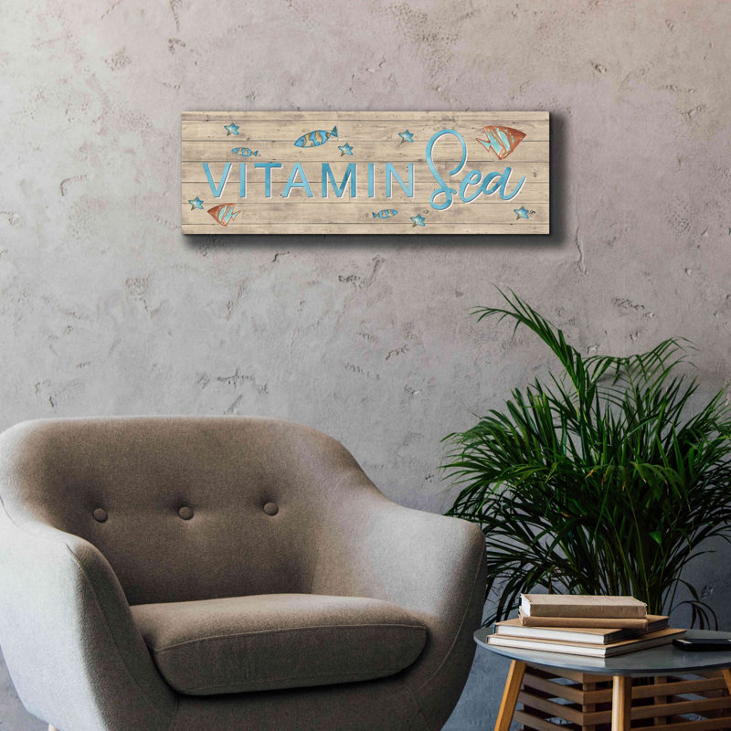 «Vitamin Sea» par Yass Naffas Designs, H 12 po x l 36 po