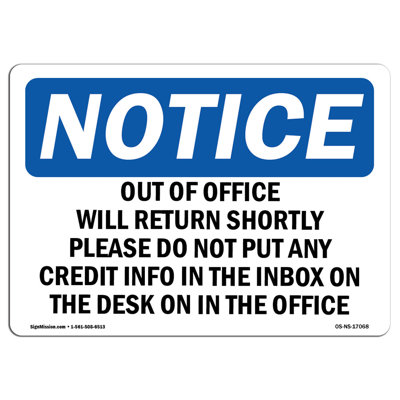 Heavy Duty Sign