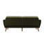 Full / Double 210.8cm Velvet Futon Sofa-71882462