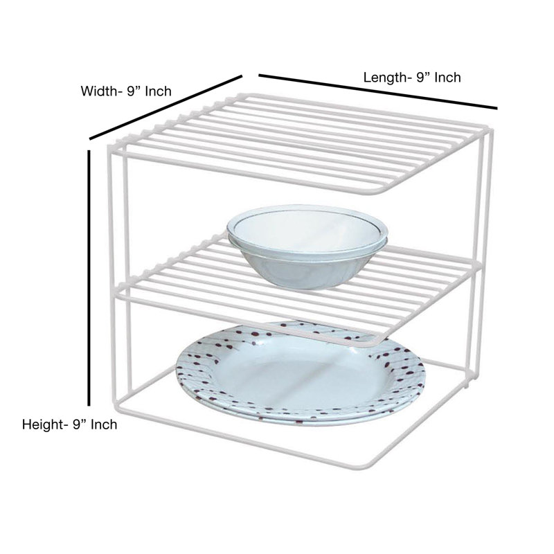 Korianna Cabinet Shelving Rack, White