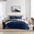 Nautica Beckett Microsuede Reversible Navy Comforter Set-100703471