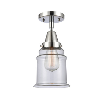 Alvi Glass Semi Flush Mount
